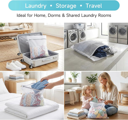 Laundry Mesh Bra Wash Bag for Lingerie, Underwear, Delicates, 3 PCS