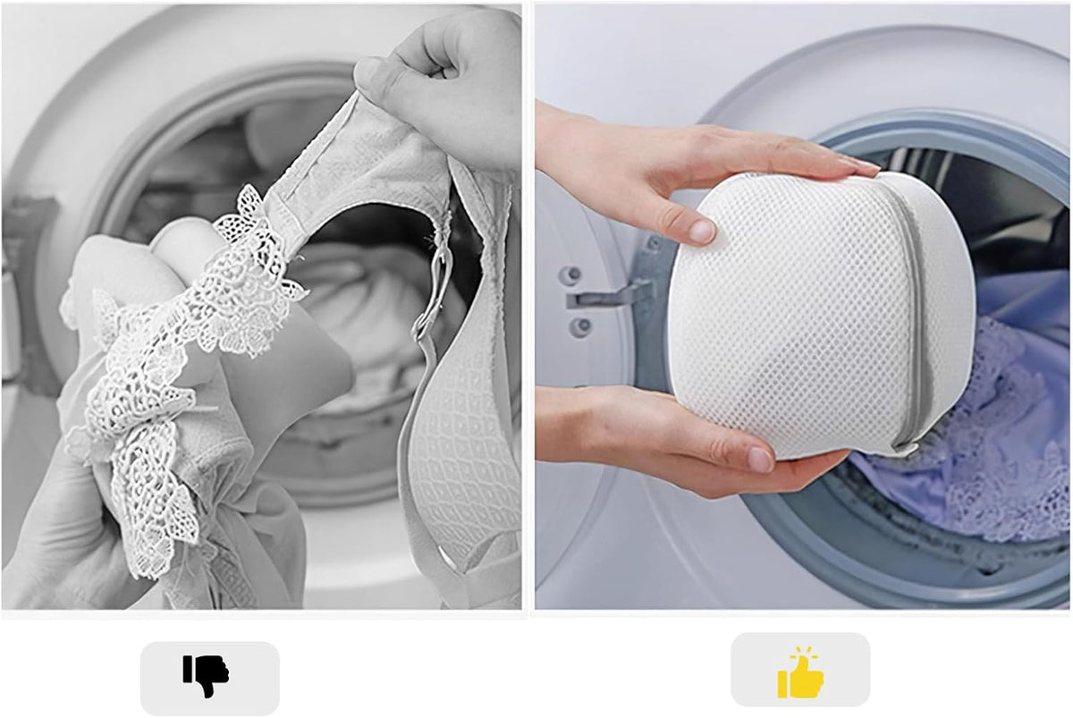 Laundry Mesh Bra Wash Bag for Lingerie, Underwear, Delicates, 3 PCS