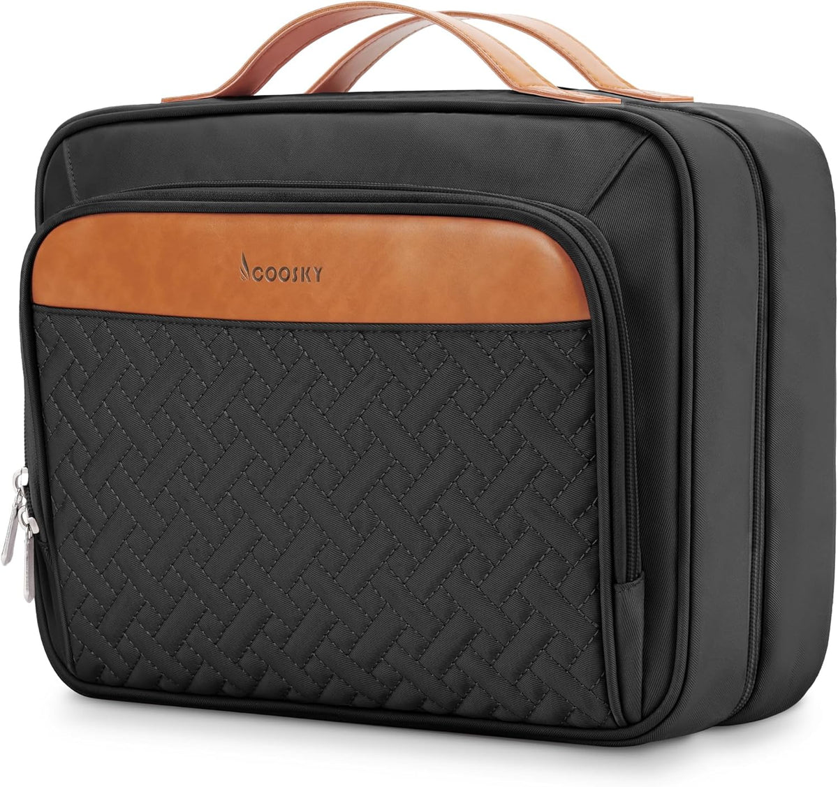 Travel Hanging Toiletry Bag for Women, Cruise Ship Essentials, with Jewelry Organizer, Extra Large Makeup Dopp Kit, Waterproof Cosmetic Bags, Toiletries Kit Set with Trolley Belt, Blue