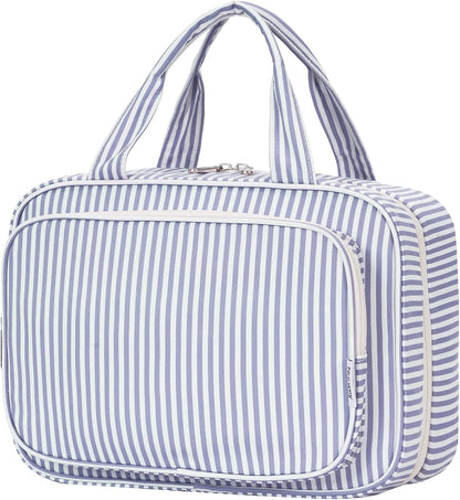 Hanging Toiletry Bag for Women Travel Checkered Makeup Bag Organizer Toiletries Bag for Travel Size Essentials, Accessories, Brushes, Cosmetics (Green Checkerboard (Medium))