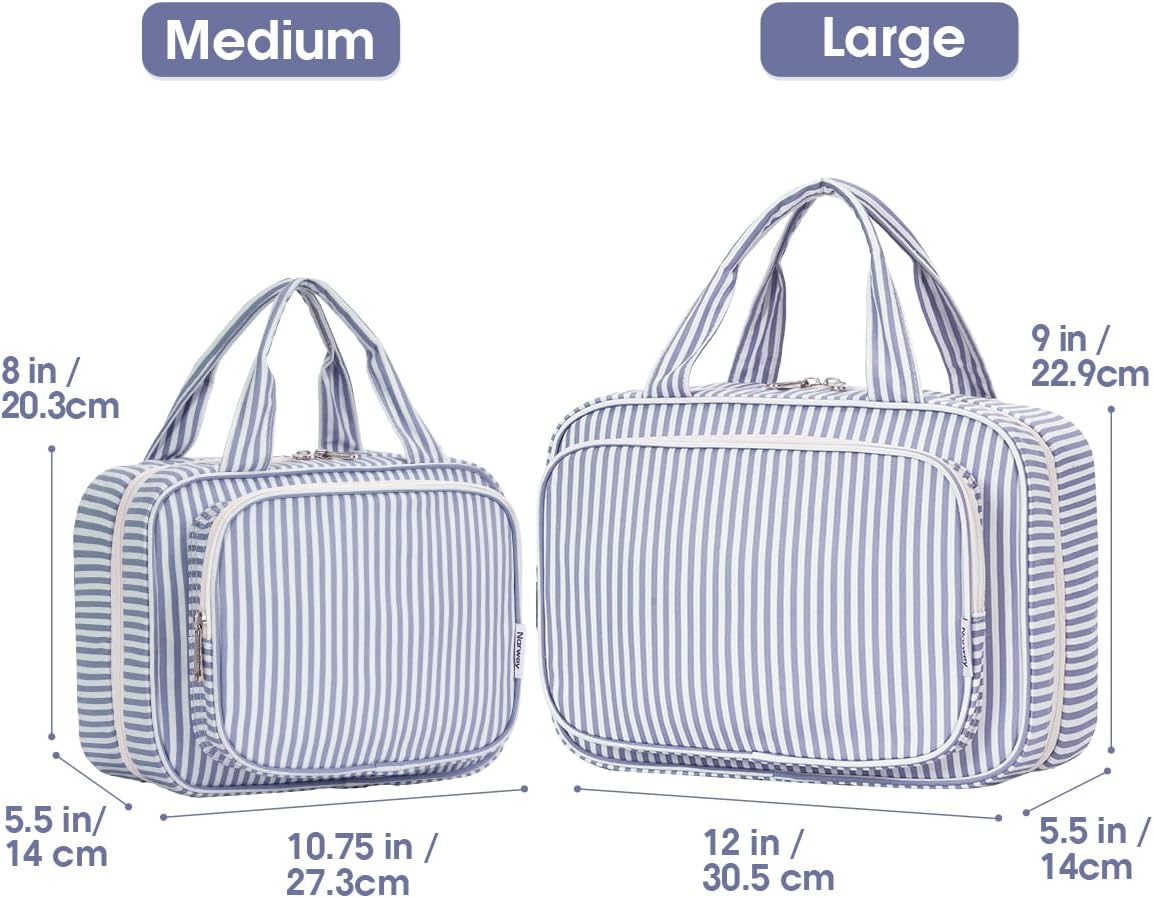 Hanging Toiletry Bag for Women Travel Checkered Makeup Bag Organizer Toiletries Bag for Travel Size Essentials, Accessories, Brushes, Cosmetics (Green Checkerboard (Medium))