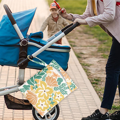 Wet Dry Bag Wet Bag for Swimsuit Dirty Yoga Gym Clothes Diaper Camping Beach Poor Travel Summer Essential Vacation Holiday Summer Boho Flower