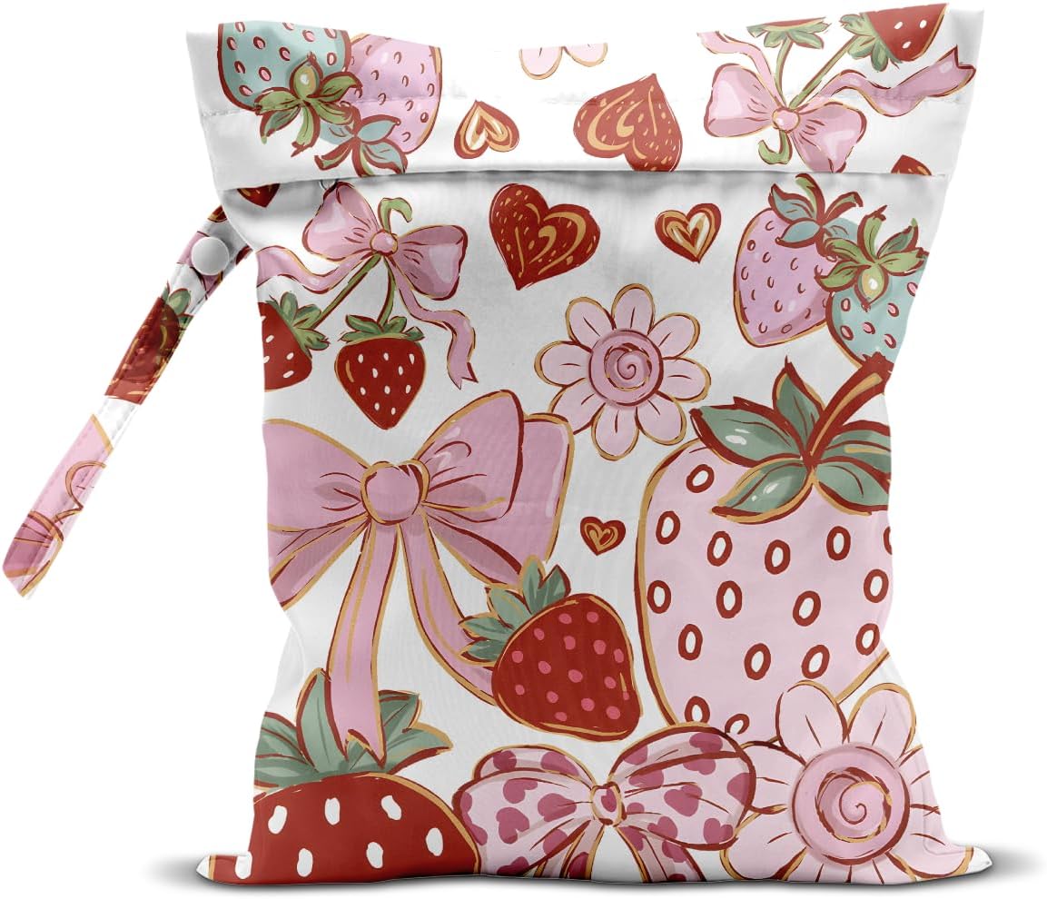 Wet Dry Bag Wet Bag for Swimsuit Dirty Yoga Gym Clothes Diaper Camping Beach Poor Travel Summer Essential Vacation Holiday Summer Boho Flower
