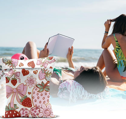 Wet Dry Bag Wet Bag for Swimsuit Dirty Yoga Gym Clothes Diaper Camping Beach Poor Travel Summer Essential Vacation Holiday Summer Boho Flower