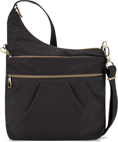 Anti-Theft Signature 3 Compartment Crossbody Bag