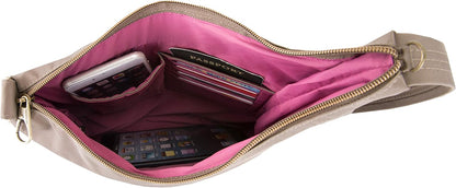 Anti-Theft Signature 3 Compartment Crossbody Bag