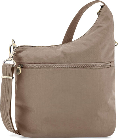 Anti-Theft Signature 3 Compartment Crossbody Bag