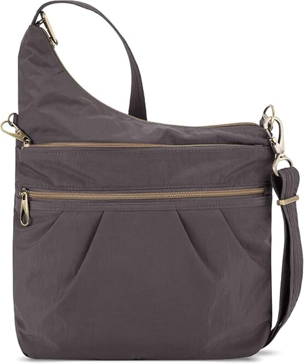Anti-Theft Signature 3 Compartment Crossbody Bag
