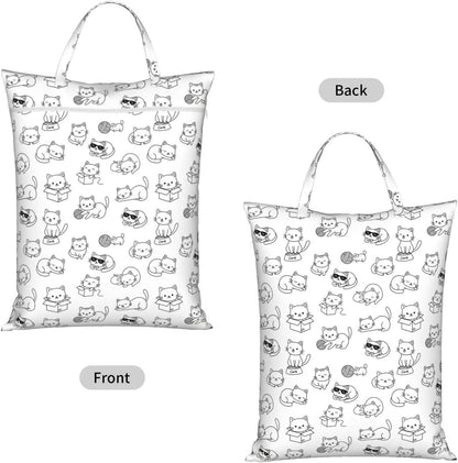 Animals Travel Laundry Bag Washable Waterproof Wet Bag Dirty Clothes Bag For Travel, Gym, Swimming Pool - Colors B