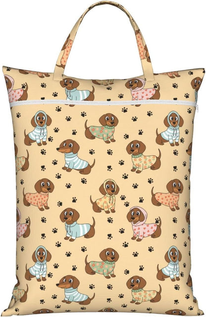 Animals Travel Laundry Bag Washable Waterproof Wet Bag Dirty Clothes Bag For Travel, Gym, Swimming Pool - Colors B