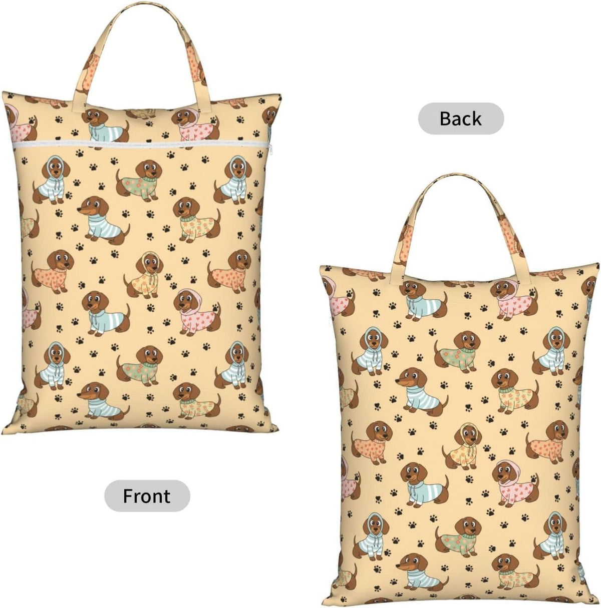 Animals Travel Laundry Bag Washable Waterproof Wet Bag Dirty Clothes Bag For Travel, Gym, Swimming Pool - Colors B
