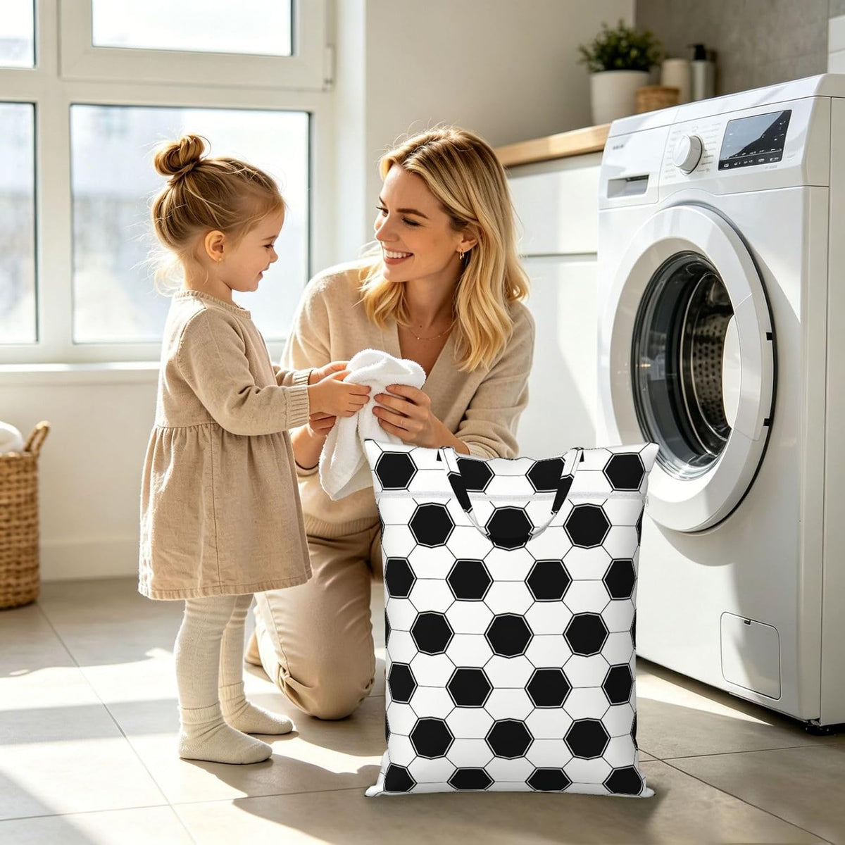 Animals Travel Laundry Bag Washable Waterproof Wet Bag Dirty Clothes Bag For Travel, Gym, Swimming Pool - Colors B