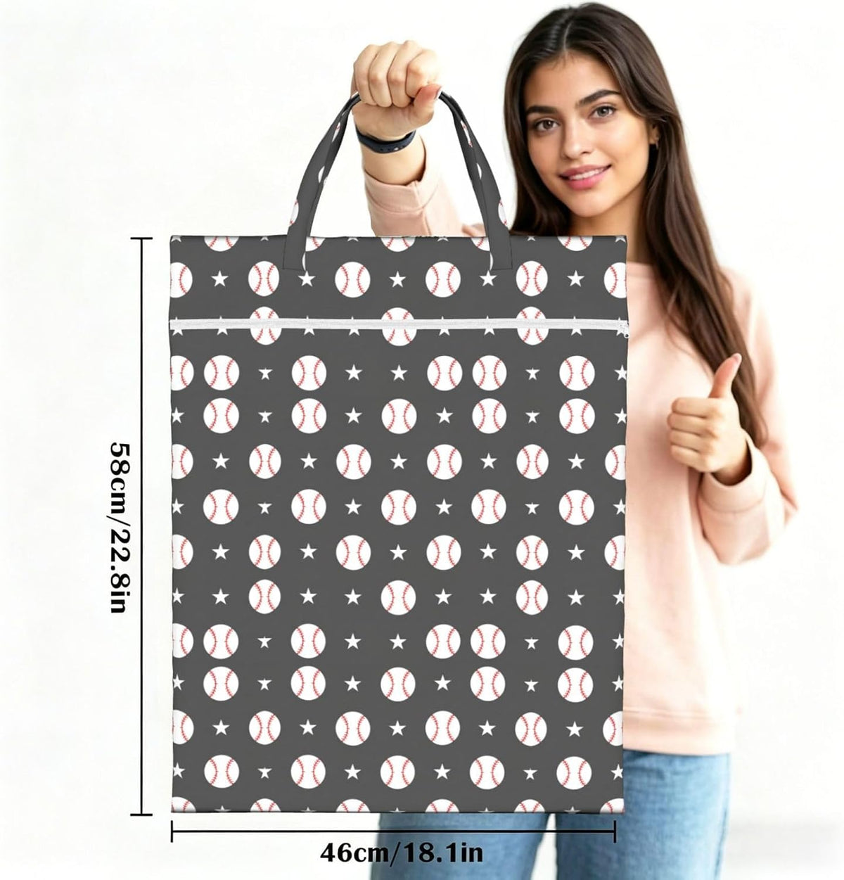 Animals Travel Laundry Bag Washable Waterproof Wet Bag Dirty Clothes Bag For Travel, Gym, Swimming Pool - Colors B