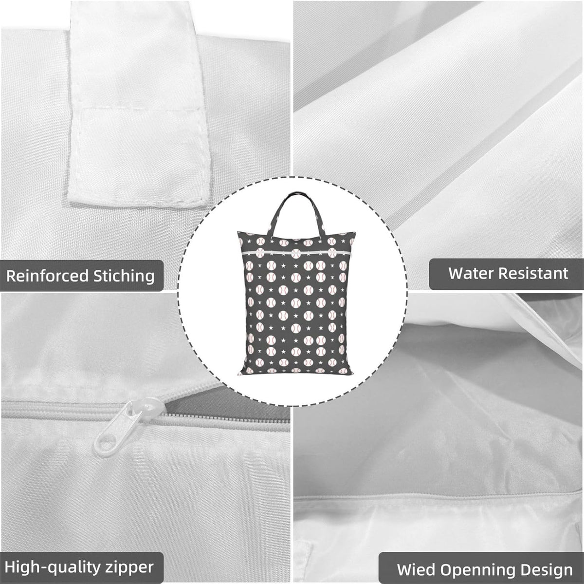 Animals Travel Laundry Bag Washable Waterproof Wet Bag Dirty Clothes Bag For Travel, Gym, Swimming Pool - Colors B