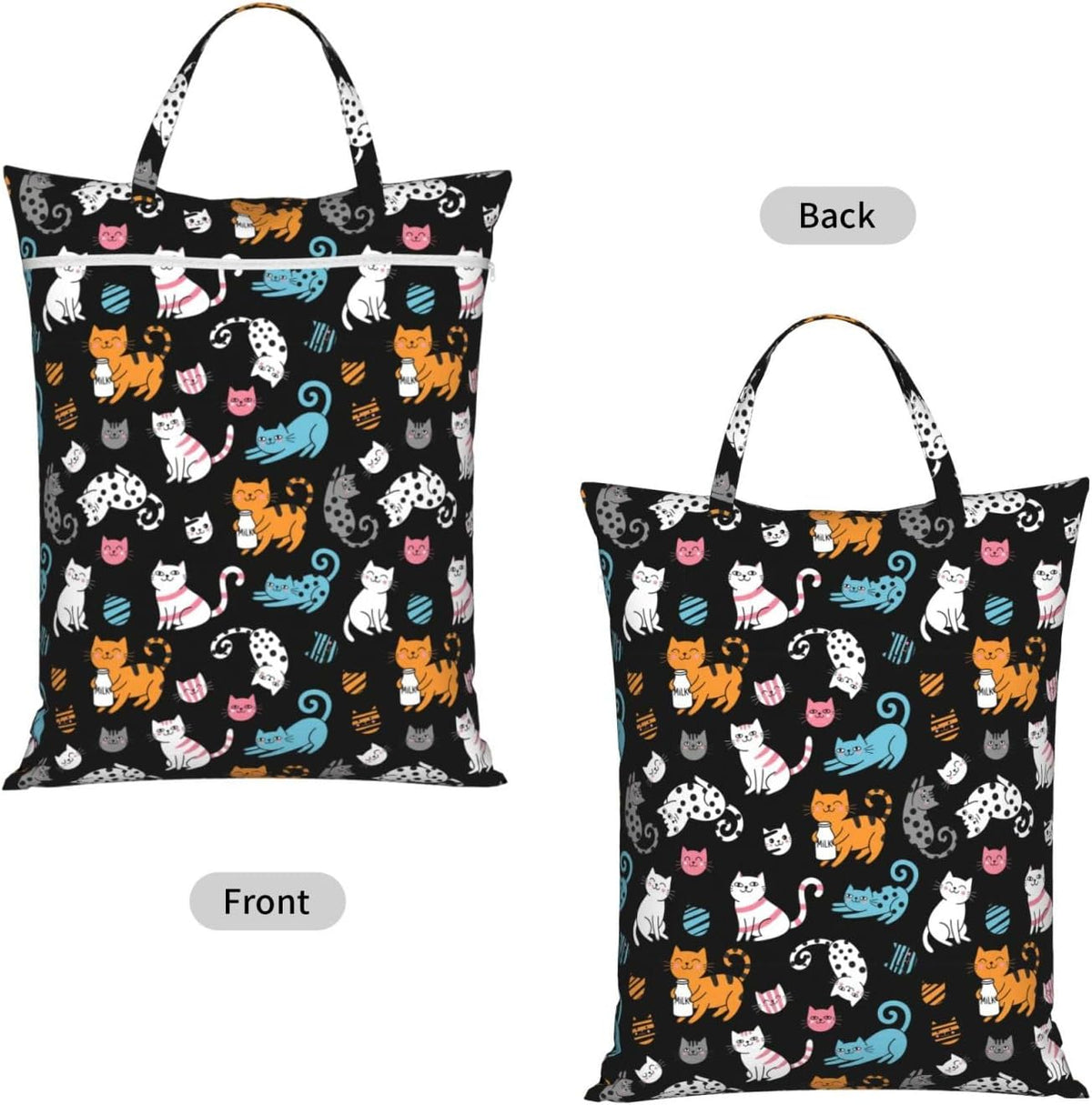 Animals Travel Laundry Bag Washable Waterproof Wet Bag Dirty Clothes Bag For Travel, Gym, Swimming Pool - Colors B