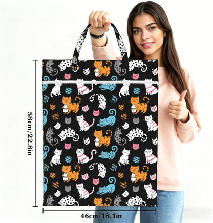 Animals Travel Laundry Bag Washable Waterproof Wet Bag Dirty Clothes Bag For Travel, Gym, Swimming Pool - Colors B
