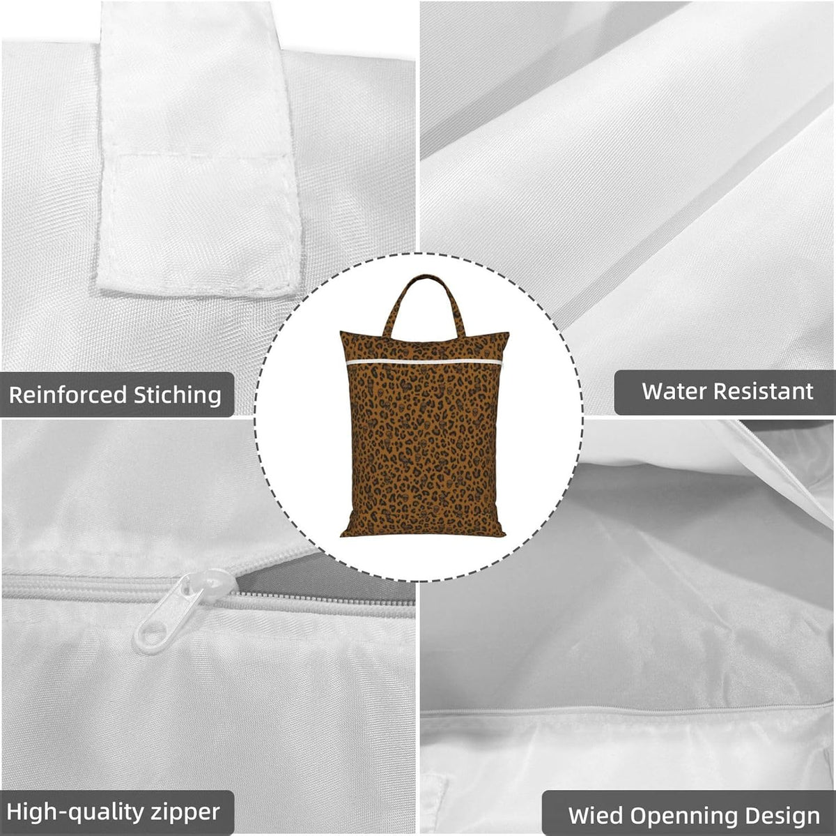 Animals Travel Laundry Bag Washable Waterproof Wet Bag Dirty Clothes Bag For Travel, Gym, Swimming Pool - Colors B