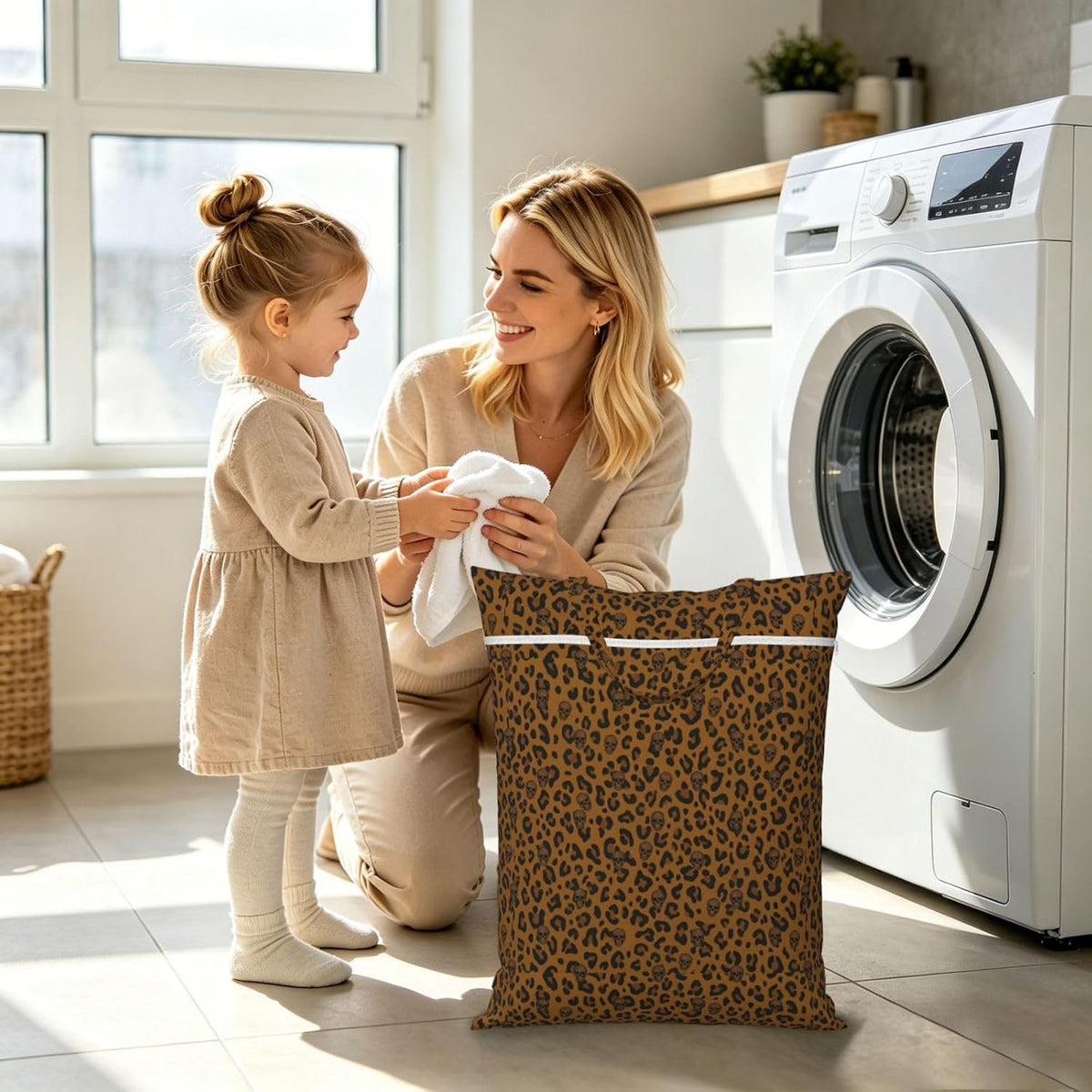 Animals Travel Laundry Bag Washable Waterproof Wet Bag Dirty Clothes Bag For Travel, Gym, Swimming Pool - Colors B