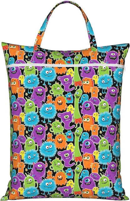 Animals Travel Laundry Bag Washable Waterproof Wet Bag Dirty Clothes Bag For Travel, Gym, Swimming Pool - Colors B
