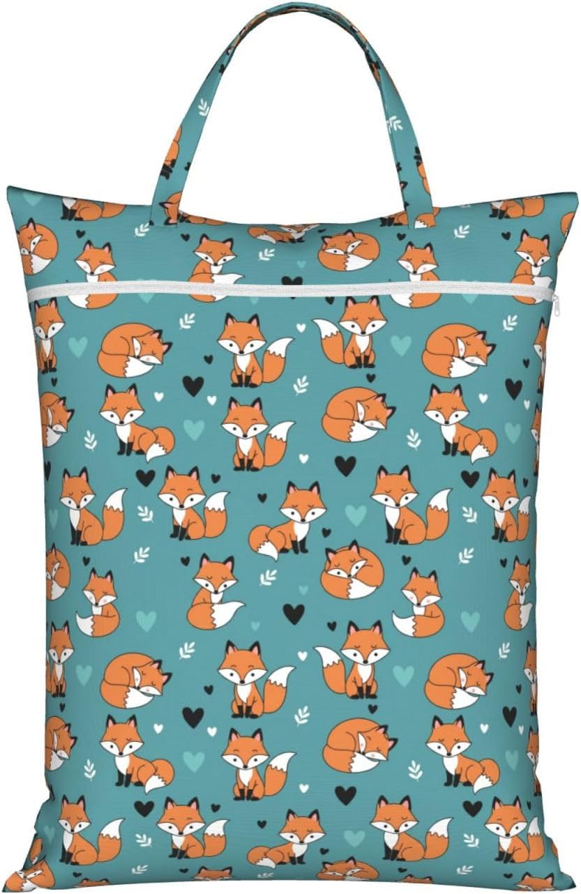 Animals Travel Laundry Bag Washable Waterproof Wet Bag Dirty Clothes Bag For Travel, Gym, Swimming Pool - Colors B