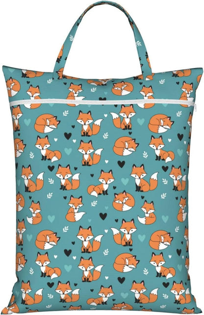 Animals Travel Laundry Bag Washable Waterproof Wet Bag Dirty Clothes Bag For Travel, Gym, Swimming Pool - Colors B