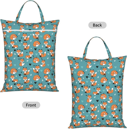 Animals Travel Laundry Bag Washable Waterproof Wet Bag Dirty Clothes Bag For Travel, Gym, Swimming Pool - Colors B