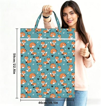 Animals Travel Laundry Bag Washable Waterproof Wet Bag Dirty Clothes Bag For Travel, Gym, Swimming Pool - Colors B