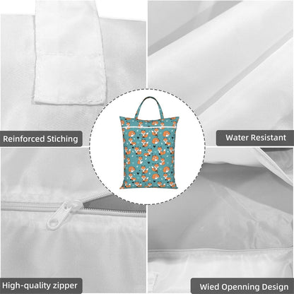 Animals Travel Laundry Bag Washable Waterproof Wet Bag Dirty Clothes Bag For Travel, Gym, Swimming Pool - Colors B