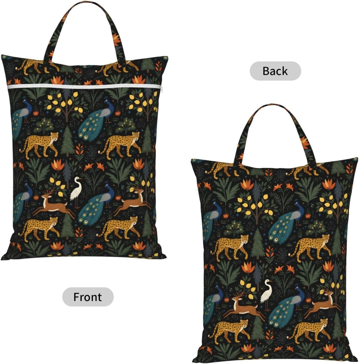 Animals Travel Laundry Bag Washable Waterproof Wet Bag Dirty Clothes Bag For Travel, Gym, Swimming Pool - Colors B