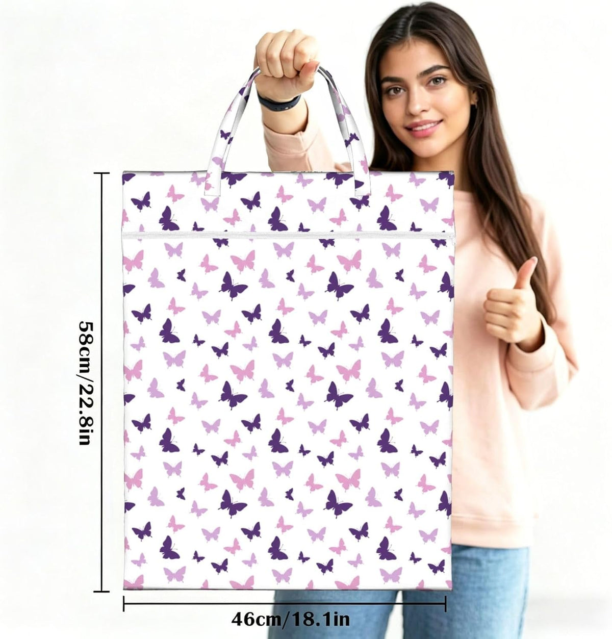 Animals Travel Laundry Bag Washable Waterproof Wet Bag Dirty Clothes Bag For Travel, Gym, Swimming Pool - Colors B