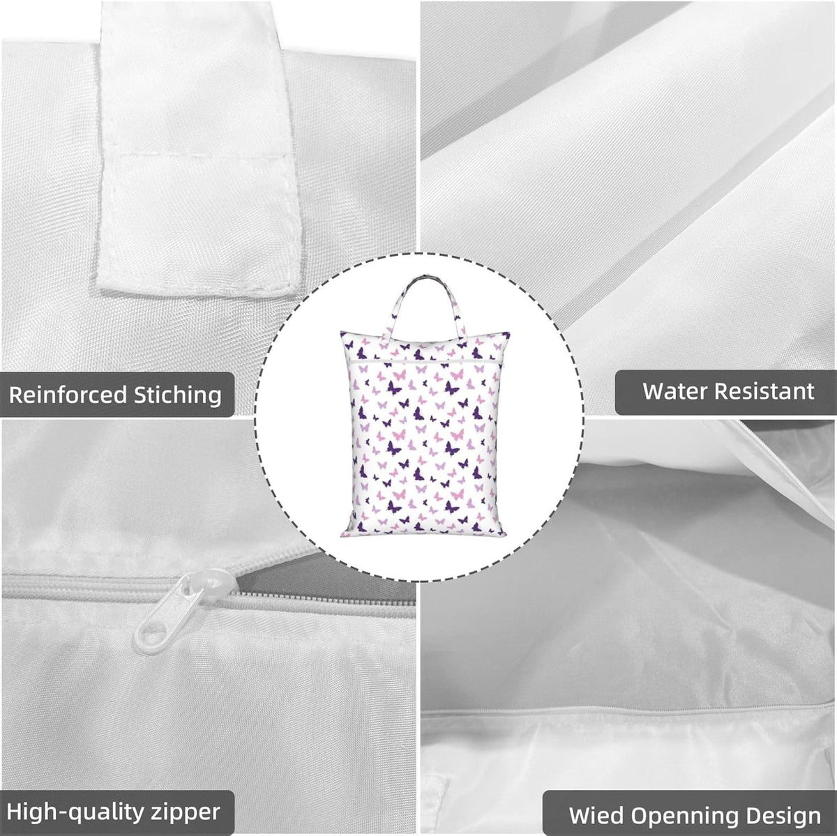 Animals Travel Laundry Bag Washable Waterproof Wet Bag Dirty Clothes Bag For Travel, Gym, Swimming Pool - Colors B