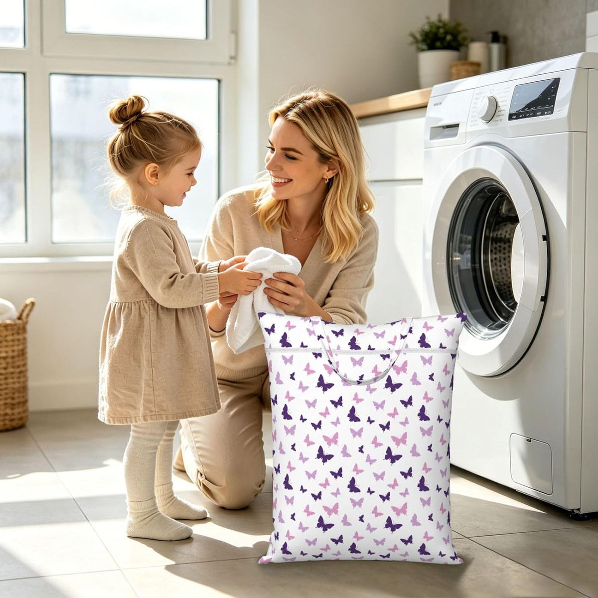 Animals Travel Laundry Bag Washable Waterproof Wet Bag Dirty Clothes Bag For Travel, Gym, Swimming Pool - Colors B
