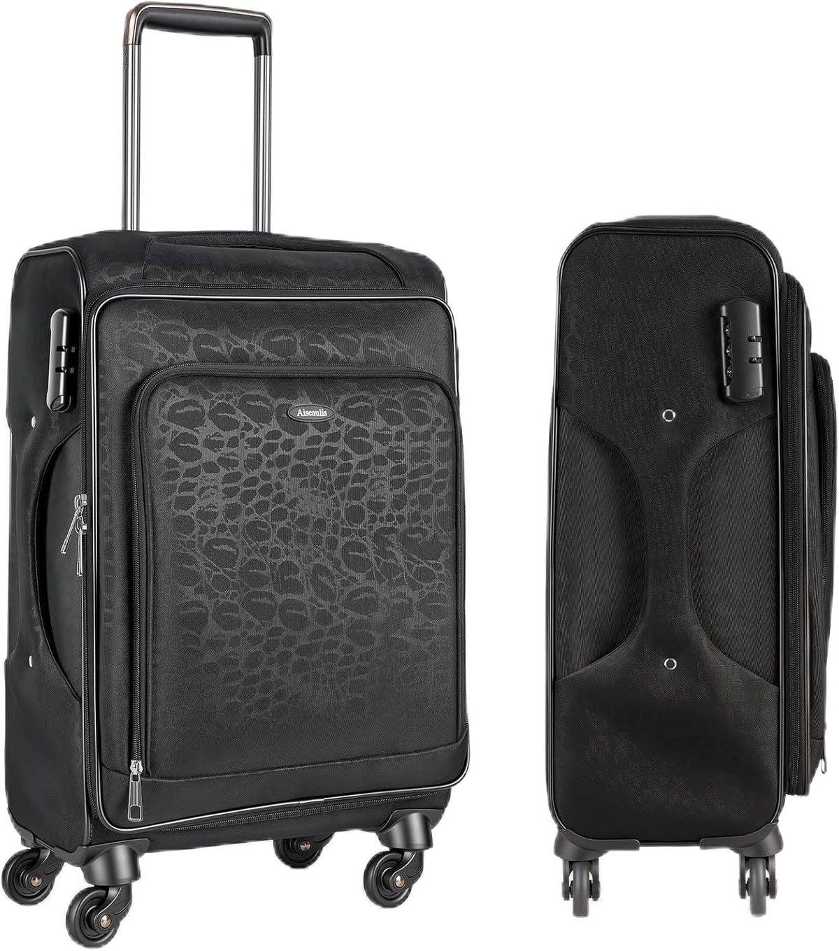 Carry on Luggage 13.7" x 10.6" x 20.4" Airline Approved, 20 Inch Softside Suitcase with Wheels, TSA Lock for Business Trip, Water-Resistant Large Capacity for Men Women