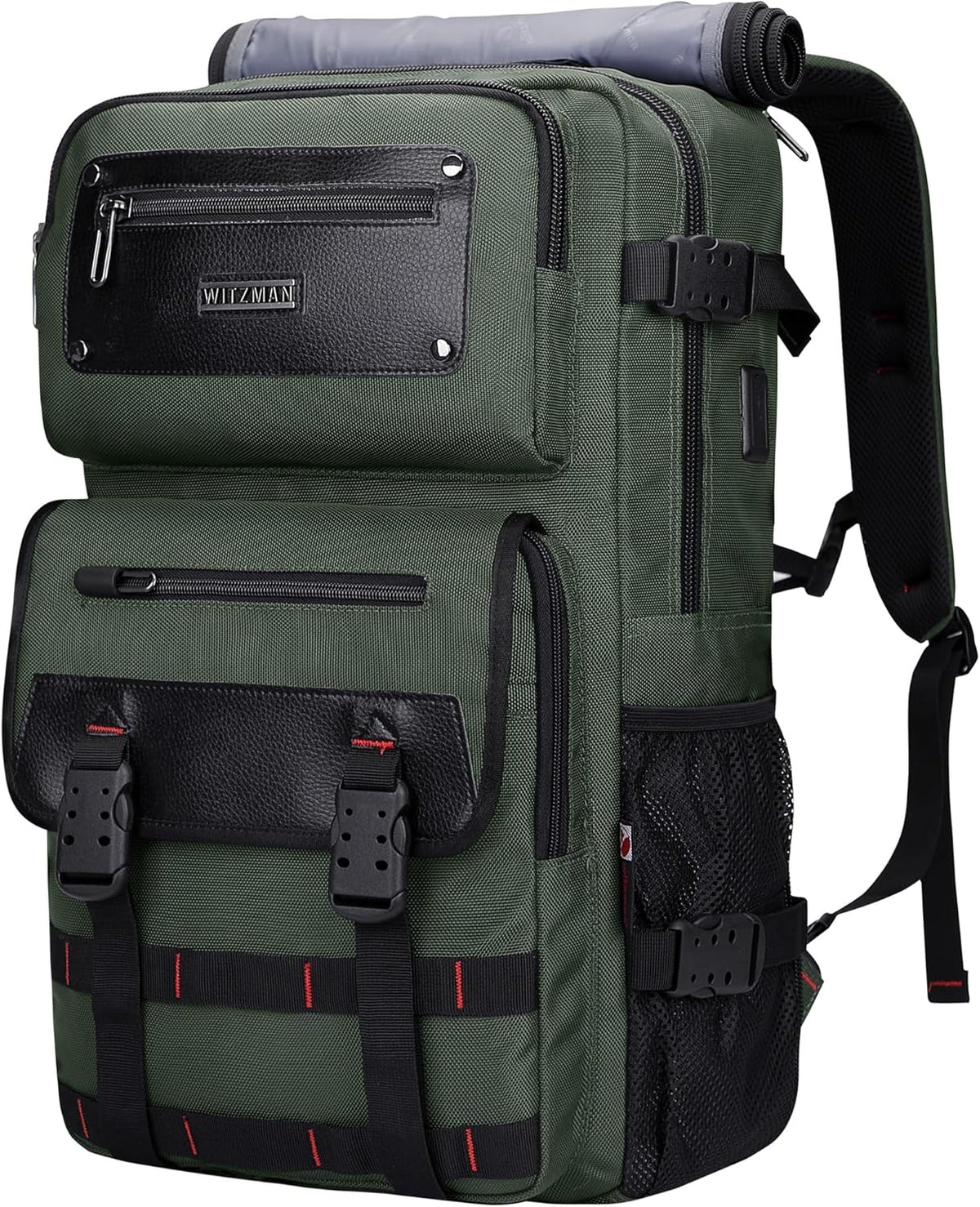 Travel Backpack for Men Duffle Bags Fits 17 Inch Laptop | Nylon Water-resistant 3-in-1 Carry on Backpack Airline Approved, Large Convertible Overnight Rucksack, B685 Silvery Grey