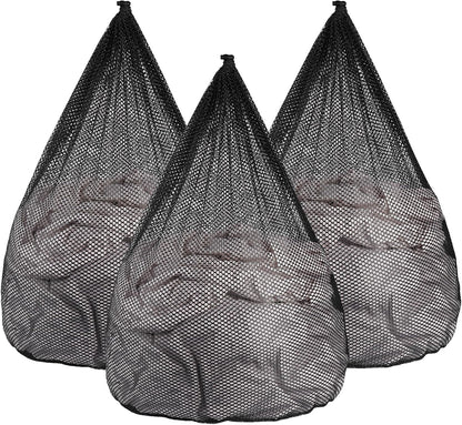 Mesh Laundry Bags Washing Machine Mesh Wash Bags for Clothes,Underwear,Lingerie, Bed Linen with Drawstring Closure Sturdy(4 Size, Yellow)