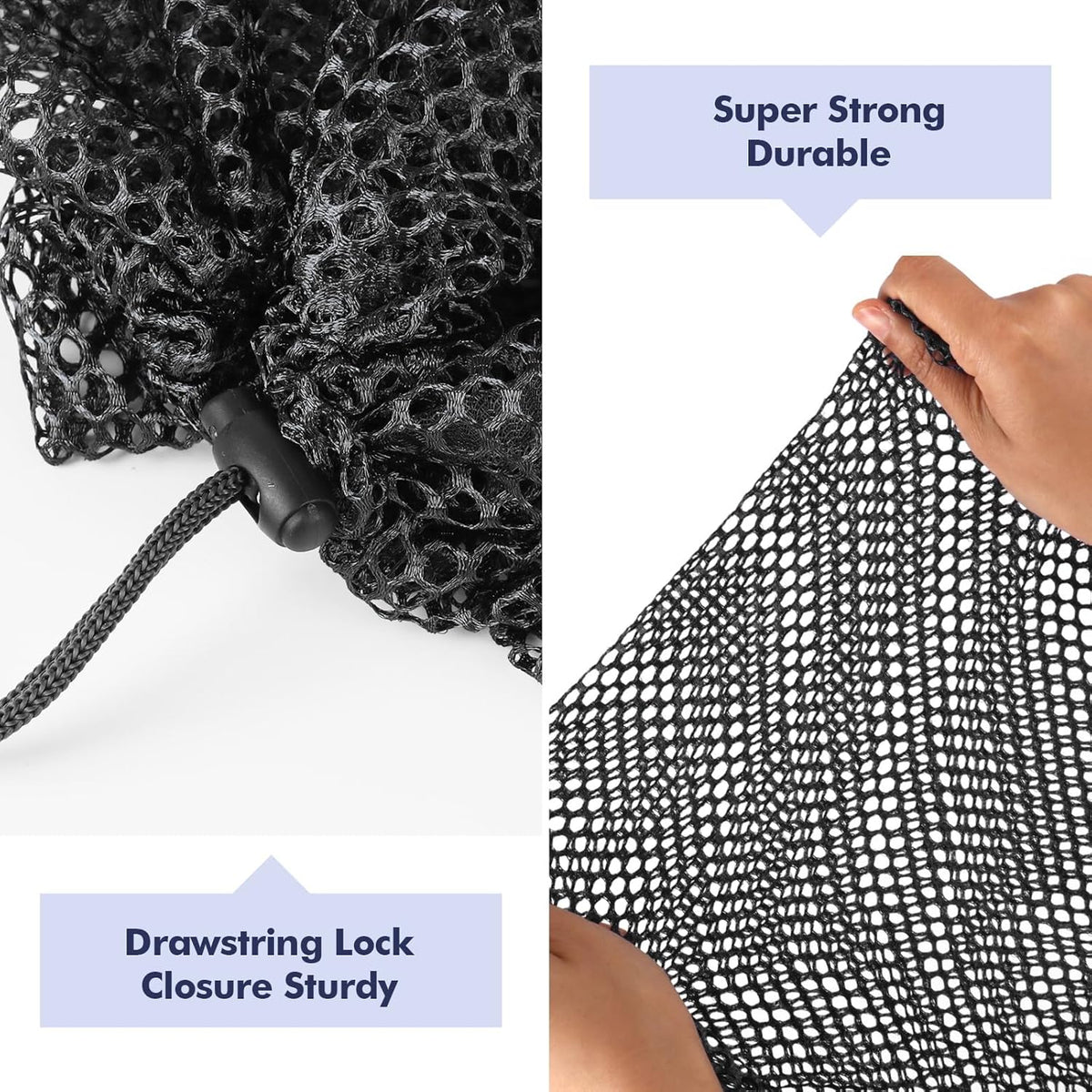 Mesh Laundry Bags Washing Machine Mesh Wash Bags for Clothes,Underwear,Lingerie, Bed Linen with Drawstring Closure Sturdy(4 Size, Yellow)