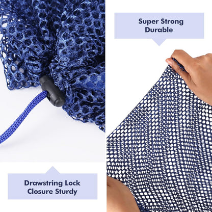 Mesh Laundry Bags Washing Machine Mesh Wash Bags for Clothes,Underwear,Lingerie, Bed Linen with Drawstring Closure Sturdy(4 Size, Yellow)
