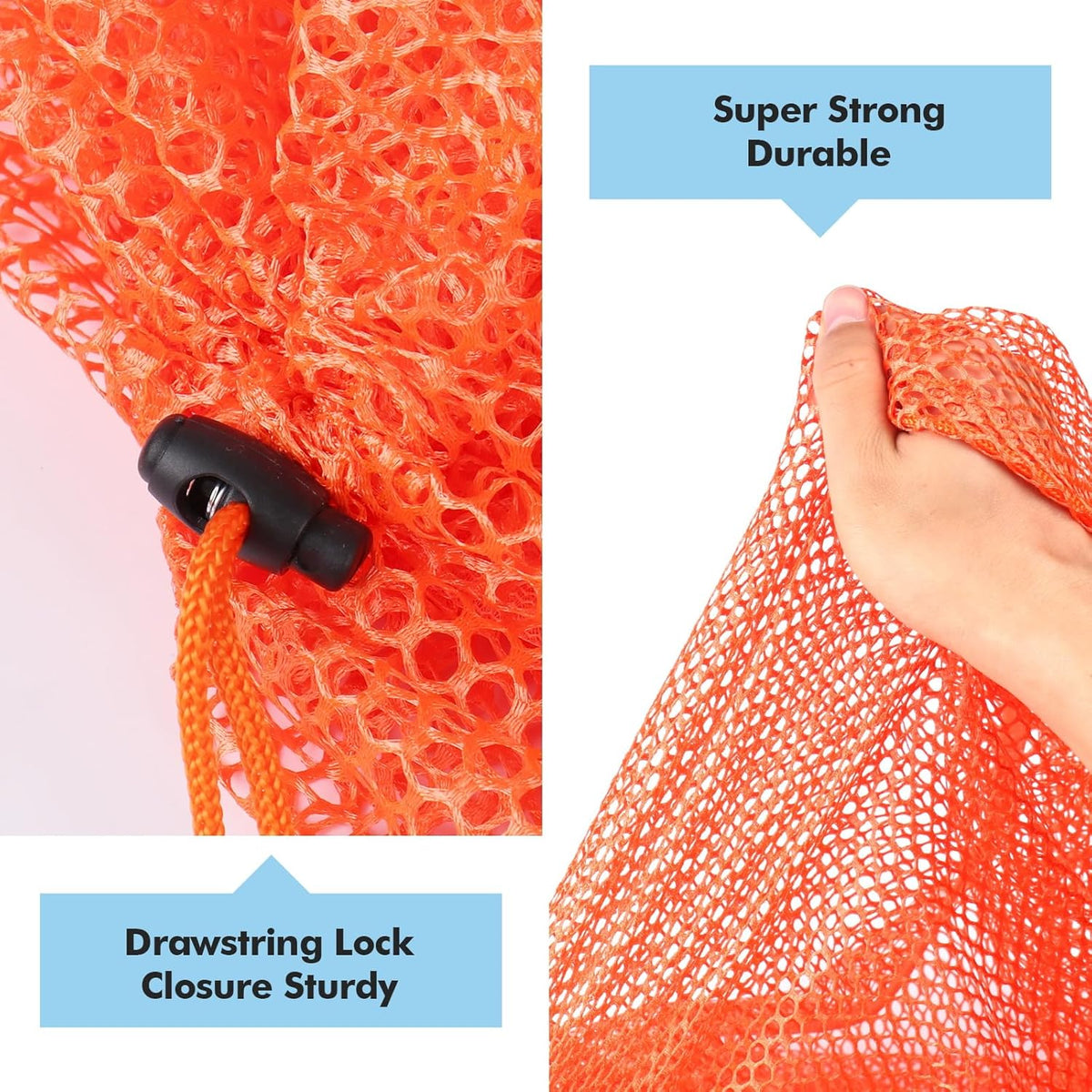 Mesh Laundry Bags Washing Machine Mesh Wash Bags for Clothes,Underwear,Lingerie, Bed Linen with Drawstring Closure Sturdy(4 Size, Yellow)