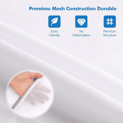 Mesh Laundry Bags Washing Machine Mesh Wash Bags for Clothes,Underwear,Lingerie, Bed Linen with Drawstring Closure Sturdy(4 Size, Yellow)