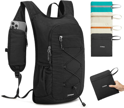 20L Lightweight Packable Hiking Backpack for Women Men | Small Water Resistant Foldable Daypack with Phone Pocket for Travel Camping Outdoor