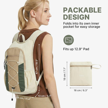 20L Lightweight Packable Hiking Backpack for Women Men | Small Water Resistant Foldable Daypack with Phone Pocket for Travel Camping Outdoor