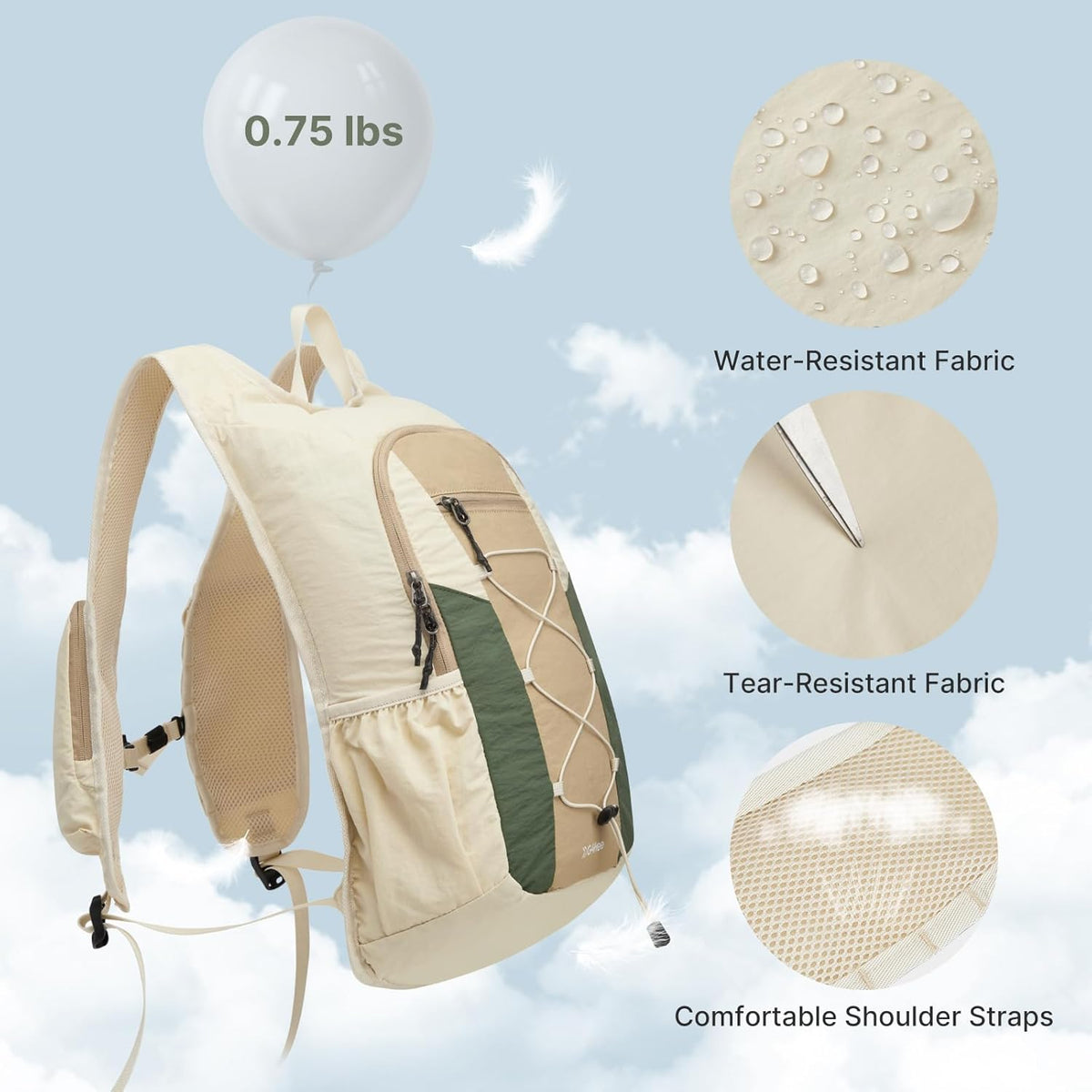 20L Lightweight Packable Hiking Backpack for Women Men | Small Water Resistant Foldable Daypack with Phone Pocket for Travel Camping Outdoor