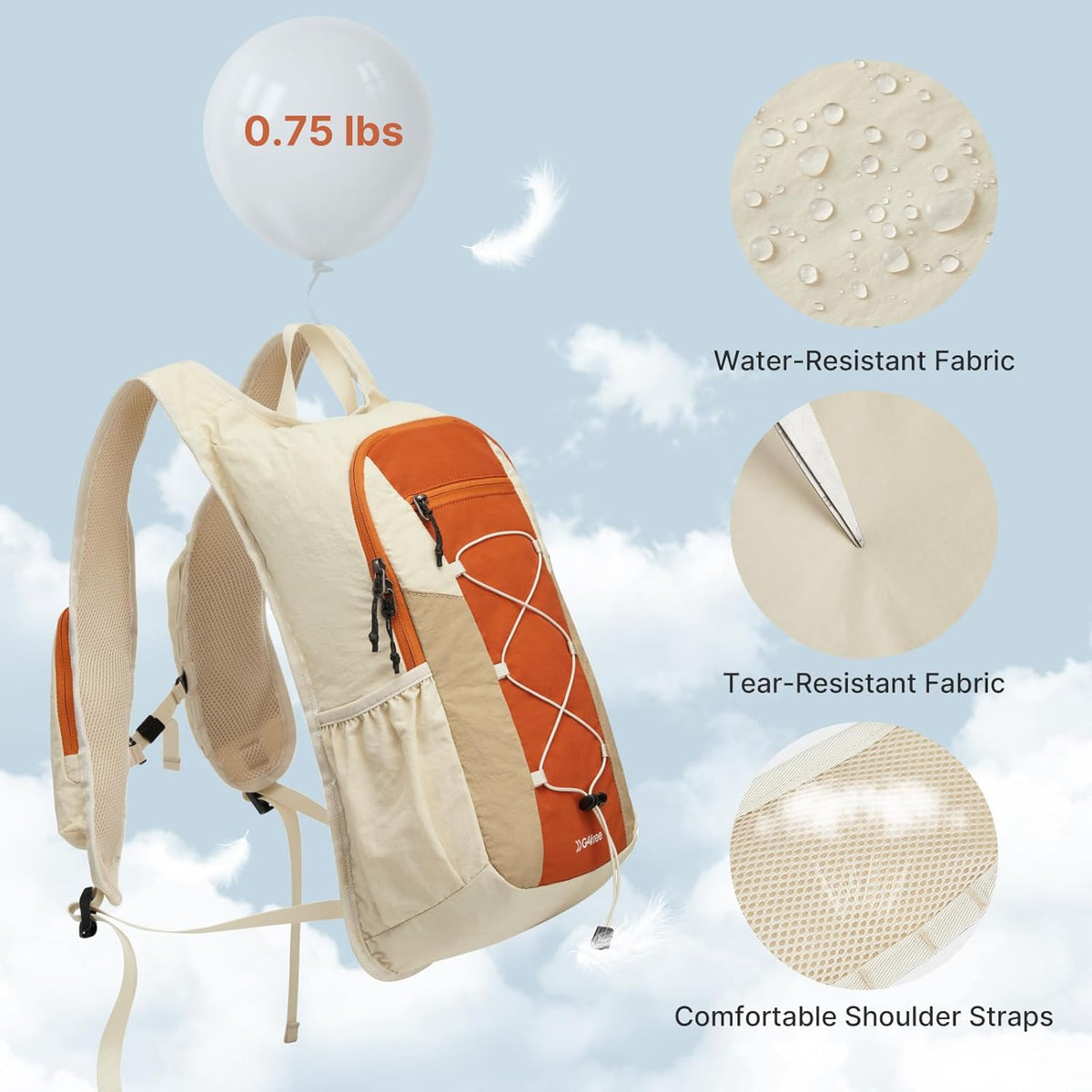 20L Lightweight Packable Hiking Backpack for Women Men | Small Water Resistant Foldable Daypack with Phone Pocket for Travel Camping Outdoor