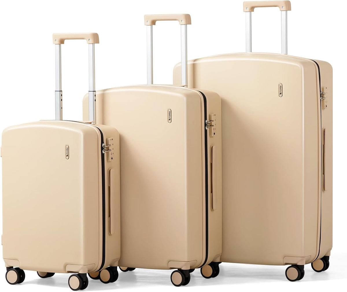 16 Inch Underseat Carry On Luggage, Airline-Approved Hard Shell Small Suitcase with Spinner Wheels, Lightweight Tsa Lock Travel Luggage for Short Trips(Bamboo Green)