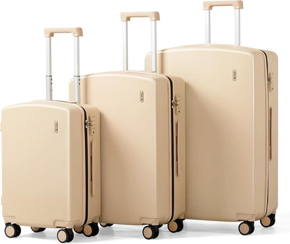 16 Inch Underseat Carry On Luggage, Airline-Approved Hard Shell Small Suitcase with Spinner Wheels, Lightweight Tsa Lock Travel Luggage for Short Trips(Bamboo Green)