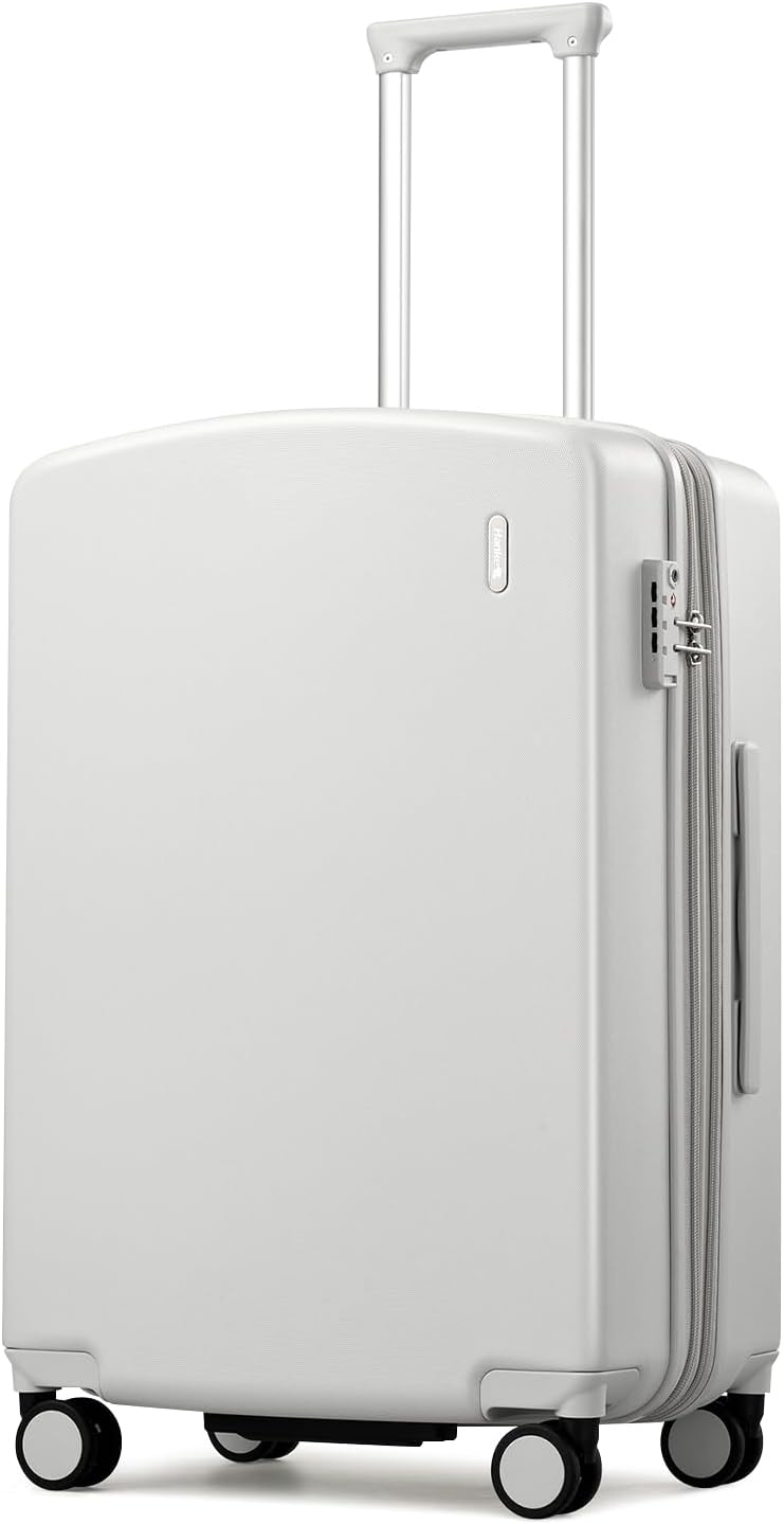 16 Inch Underseat Carry On Luggage, Airline-Approved Hard Shell Small Suitcase with Spinner Wheels, Lightweight Tsa Lock Travel Luggage for Short Trips(Bamboo Green)