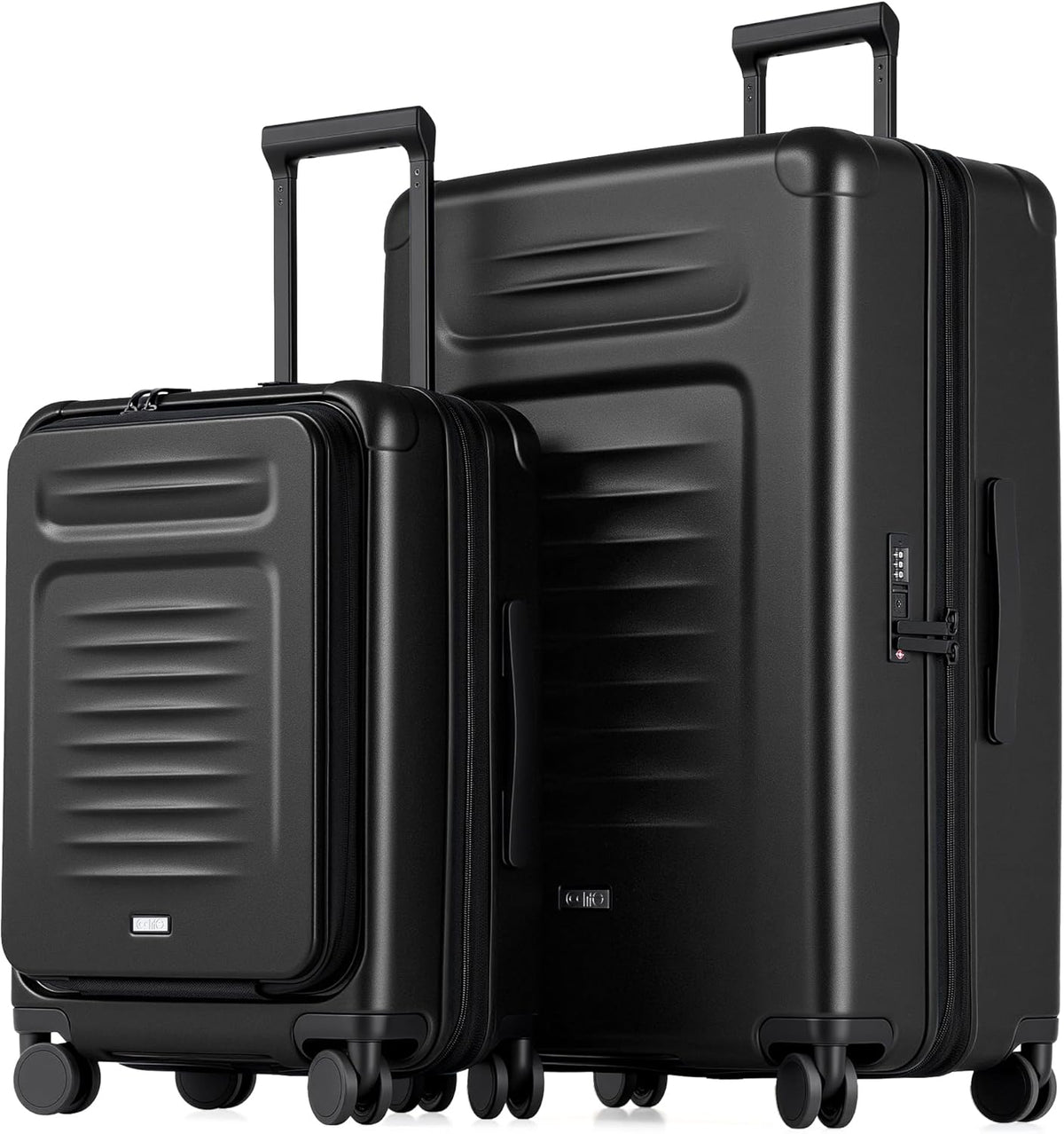 Carry On Luggage Suitcase : 22x14x9 Airline Approved Travel Luggage with Spinner Wheels, Front Pocket Expandable Hardshell Suitcases with TSA Lock Green