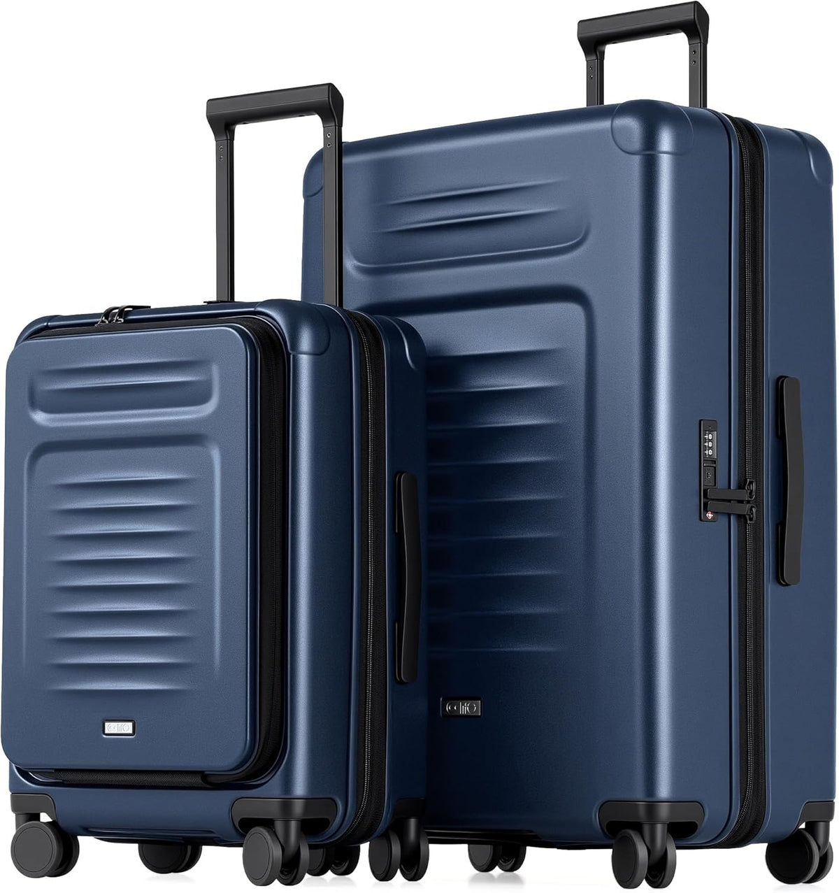 Carry On Luggage Suitcase : 22x14x9 Airline Approved Travel Luggage with Spinner Wheels, Front Pocket Expandable Hardshell Suitcases with TSA Lock Green