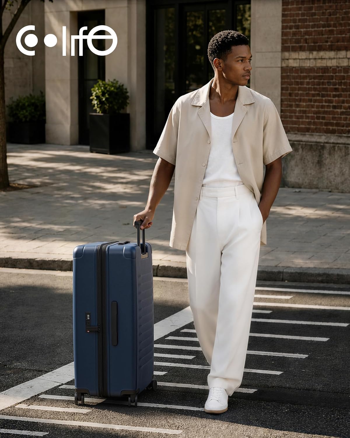 Carry On Luggage Suitcase : 22x14x9 Airline Approved Travel Luggage with Spinner Wheels, Front Pocket Expandable Hardshell Suitcases with TSA Lock Green