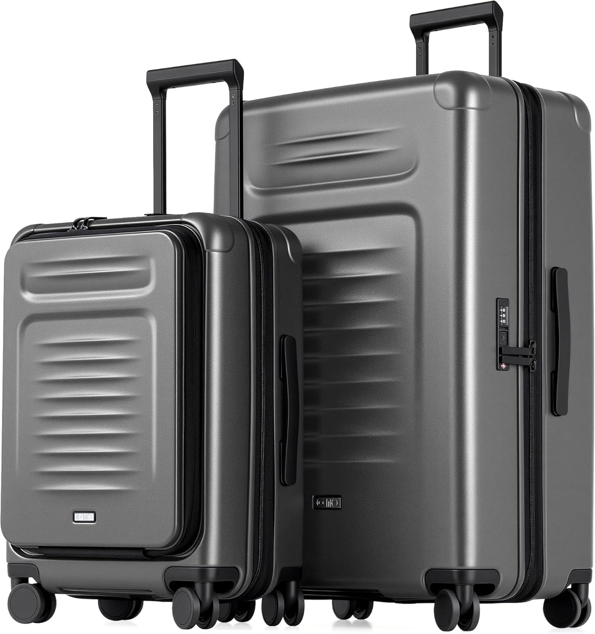Carry On Luggage Suitcase : 22x14x9 Airline Approved Travel Luggage with Spinner Wheels, Front Pocket Expandable Hardshell Suitcases with TSA Lock Green